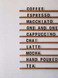 Coffee List