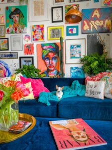 Antique Maximalist Living Room